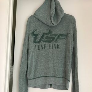 Victoria Secret USF Zip Up Hoodie Jacket.